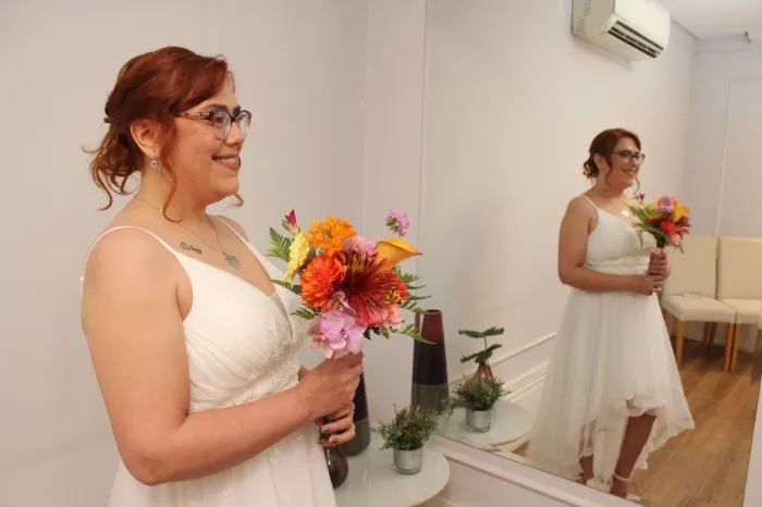 Vestido de noiva civil