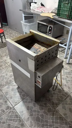 Fritadeira Industrial Elétrica Progás Fry Fritter Style PR-2000BPAT 20L Água e Óleo