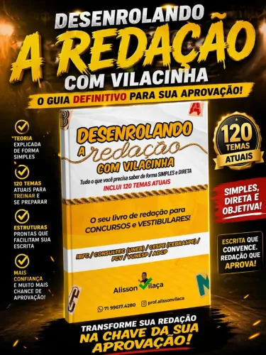 Livro de Redação para Concursos e Vestibulares 