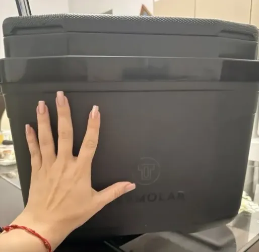 Caixa Termica Suv Cooler Com Alça 20 Litros Praia Pesca Camping Cor Preto Termolar