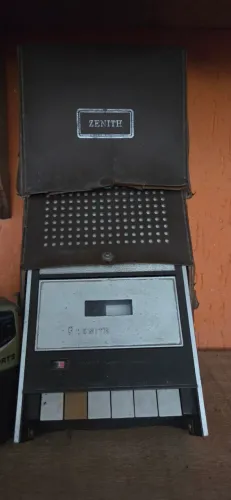 Gravador Cassete Antigo Zenith Vintage - Colecionador - Décadas de 60/70