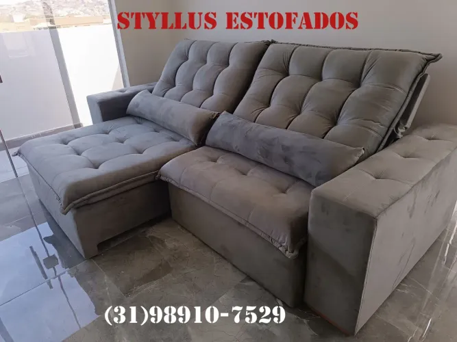 Sofá retrátil de luxo
