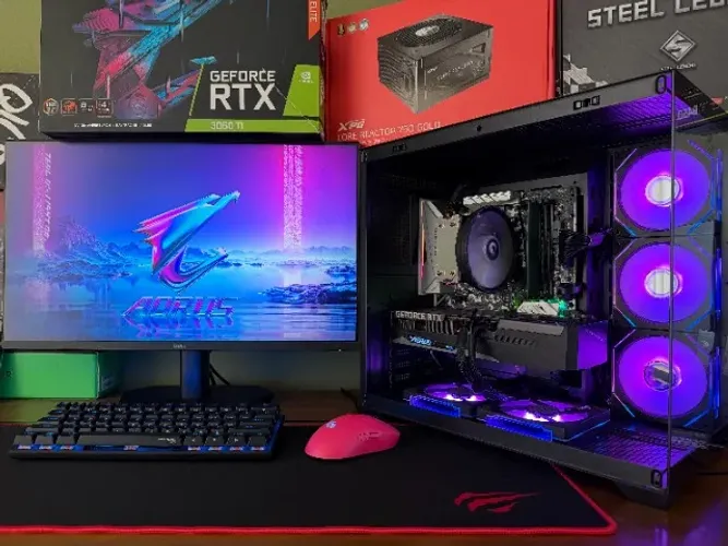 PC-Gamer Ryzen 5-5600x B450M 8gb DDR4 SSD-512gb RTX-3060 Ti Aorus