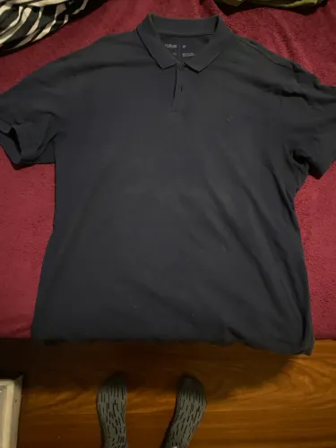 Camisa Polo Forum Masculina Preta Básica - Tam GG