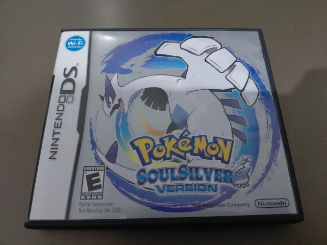Caixa vazia pokemon soulsilver