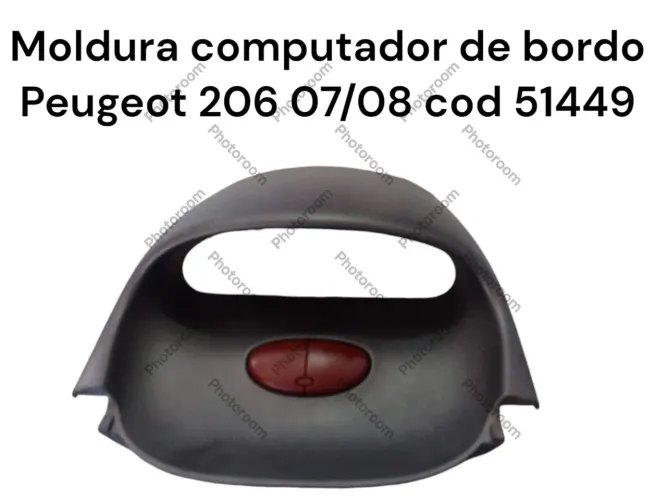 Moldura computador de bordo Peugeot 206