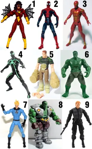 MARVEL UNIVERSE (LOOSE) ESCALA 3.75 (APROXIMADAMENTE 11CM)