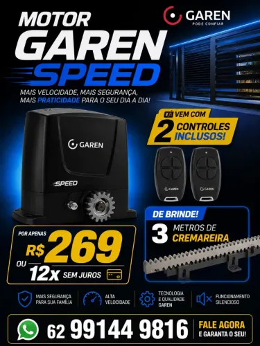 PROMOÇÃO MOTOR GAREN