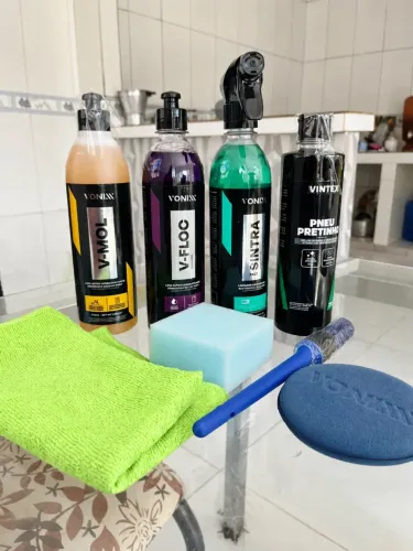 Kit Completo Vonixx para Lavagem e Higienização Automotiva