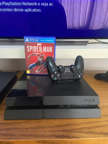 PS4 | PlayStation 4 Com Controle Original e jogo funcionado tudo