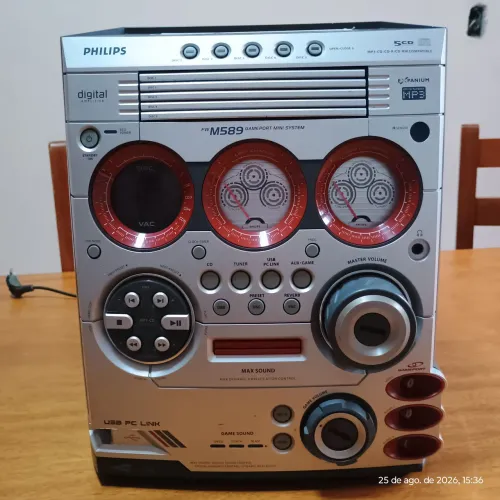 Aparelho Philips FWM589 conserto ou retirada de peças