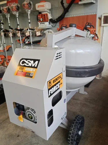 BETONEIRA 400 LITROS RENTAL FORCE A GASOLINA CSM ( PROMOÇÃO ) NOVA