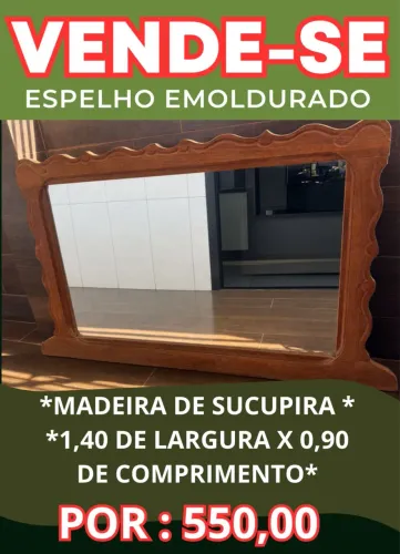 Vende-se espelho emoldurado