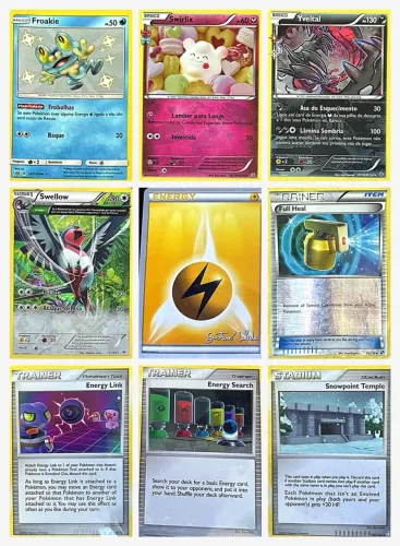 Kit 9 Cards Pokémon TCG (comuns)