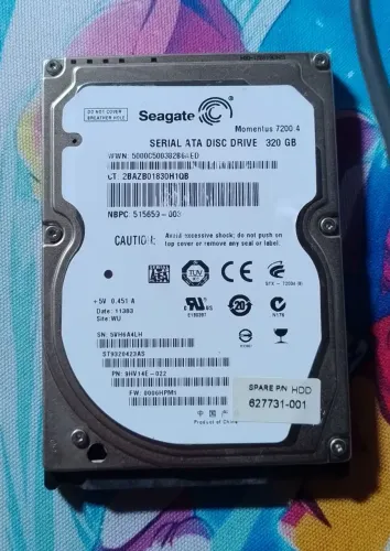 HD 2.5 SATA III SEAGATE 320GB