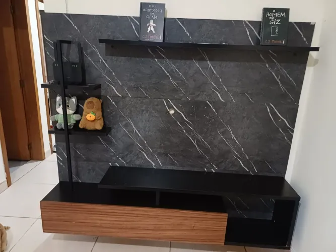 Painel e mesa de centro