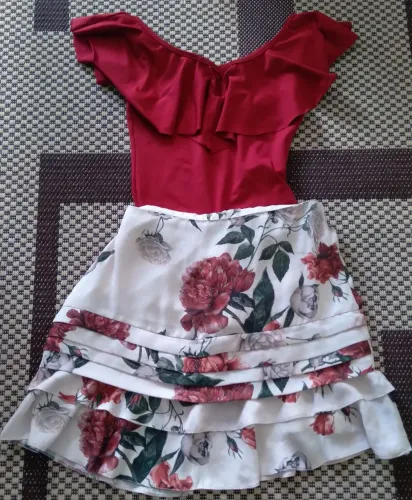 Conjunto bory e sais forrada com ziper (M)