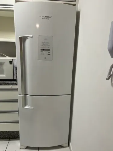 R$1.850,00  Geladeira Brastemp Inverse 2 Portas Duplex Viva 422l TD FUNCIONANDO (USADA)