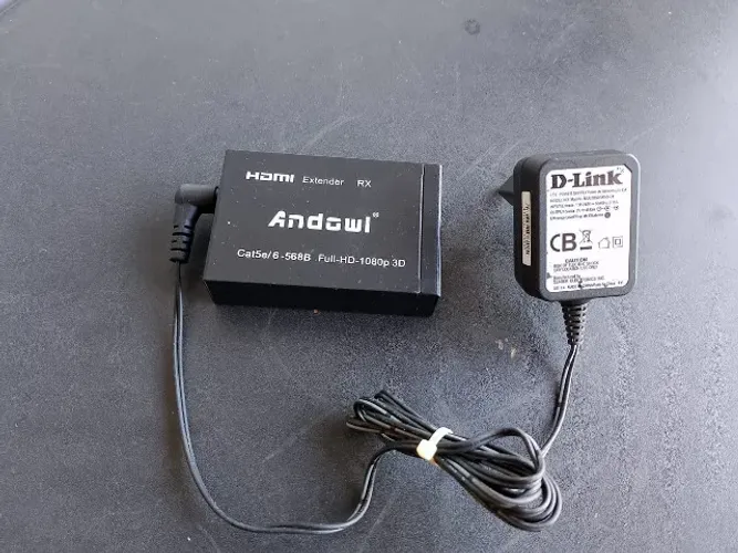 Extensor Hdmi 60m Conversor Via Cabo De Rede Cat5E/6
