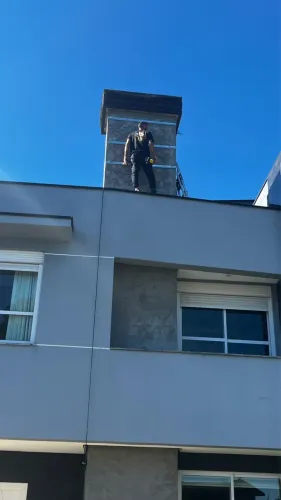 Fachada em ripado