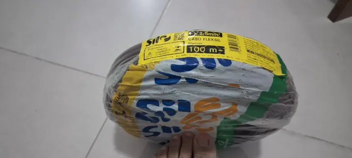 Fio sil 2.5mm rolo de 100 metros 