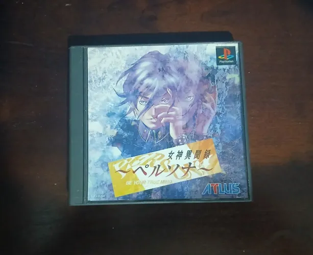 Persona - Jogo Japonês - Playstation 1 - Midia Preta