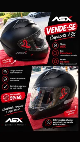 Vendo Capacete ASX