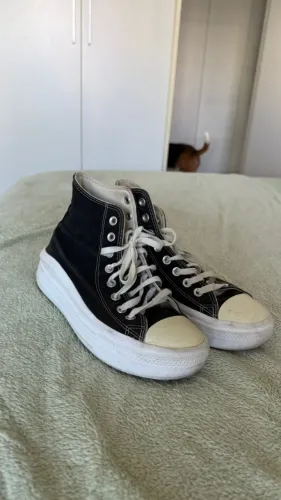 Tênis Converse Chuck Taylor All Star Move Cano Alto Preto/br
