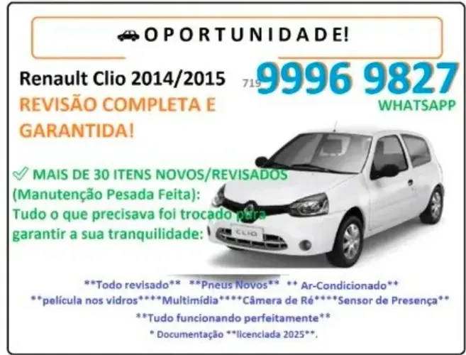 Renault Clio Rn/alize/expr./1.0 Hi-power 16V 5P 2015
