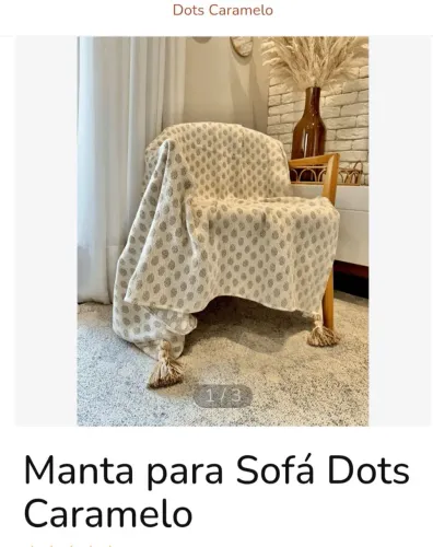 Manta Dots - Estilo Boho