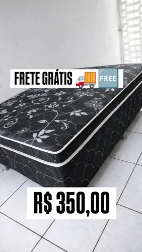 CAMA BOX - FRETE GRÁTIS ( ESPUMA 14CM )