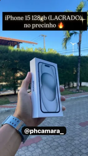 Iphone 15 128gb (LACRADO - PROMOÇÃO)