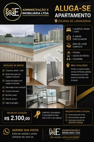 ALUGA SE APARTAMENTO 2 QUARTOS