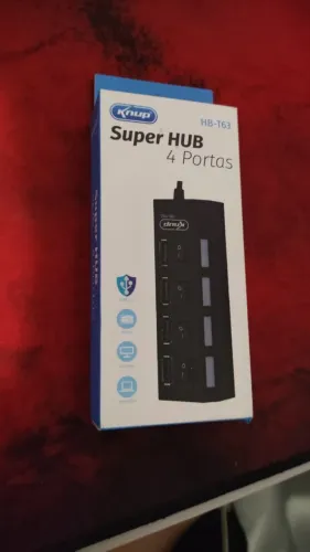 Hub Usb Knup 4 Portas Usb 2.0