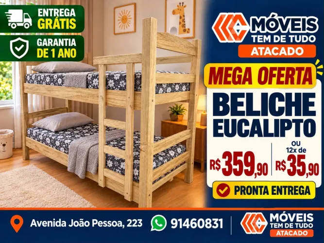 Beliche Eucalipto em Mega Oferta | Pronta Entrega