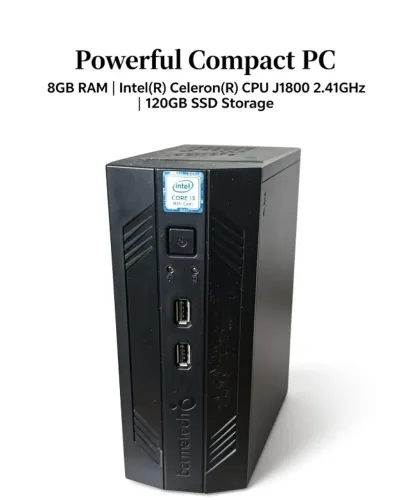 Mini PC Completo Kit Pronto: Monitor 13" + Teclado e Mouse!