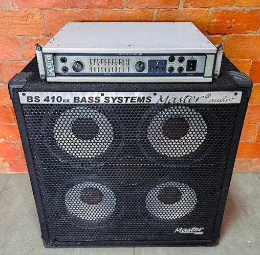 Amplifcador Baixo Yorkville Bassmaster 400 C\ 4X10 e Falante 15 Pol N Staner GK hartke