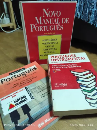 Coleção Português - Gramática, Ortografia e Português Instrumental (3 livros)