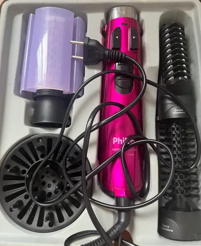 Escova modeladora + secador, Philco,127w