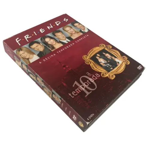 DVD Friends Temporada 10 Completa Original - Físico - 4 DVDs