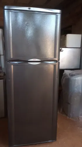Geladeira duplex Bosch 460 litros cor grafite funcionando perfeitamente 