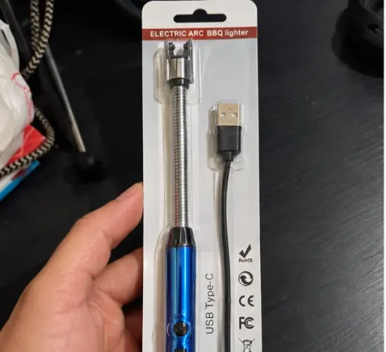 ACENDEDOR ELÉTRICO USB RECARREGÁVEL