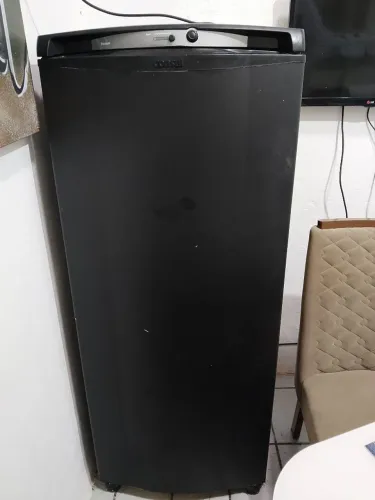 Freezer Consul Vertical Envelopado Preto - Funcionando 100%