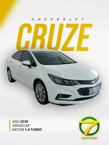 Chevrolet Cruze LT 1.4 16V Turbo Flex 4P Aut. 2018