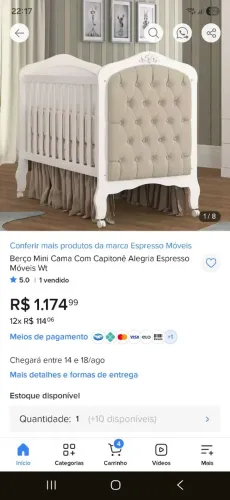 Berço madeira
