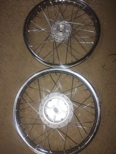 Jogo de roda CG 150 Fan ano até 2013