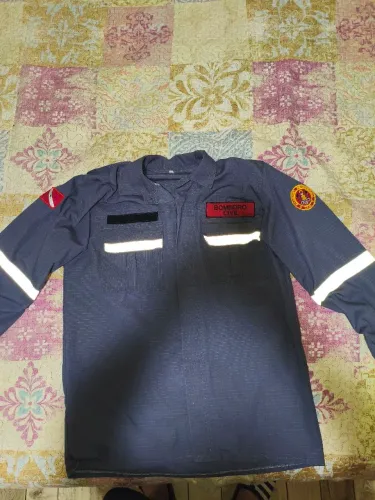 Uniforme de bombeiro civil tamanho M