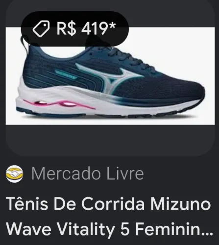 Mizuno Wave Vitality 5 CONFORTO PARA SUA CORRIDA original com nota