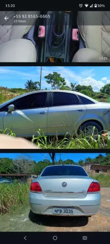 Fiat Linea Essence Dualogic 1.8 Flex 16V 4P 2012