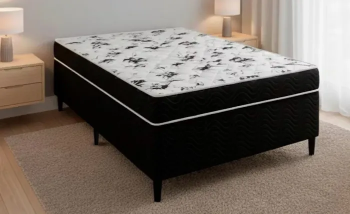 Cama box casal conjugada 